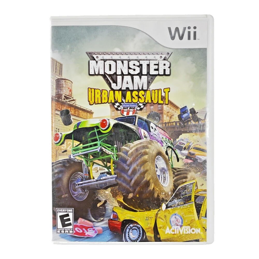 Monster Jam Urban Assault Nintendo Wii | CIB Complete w/ Manual Tested